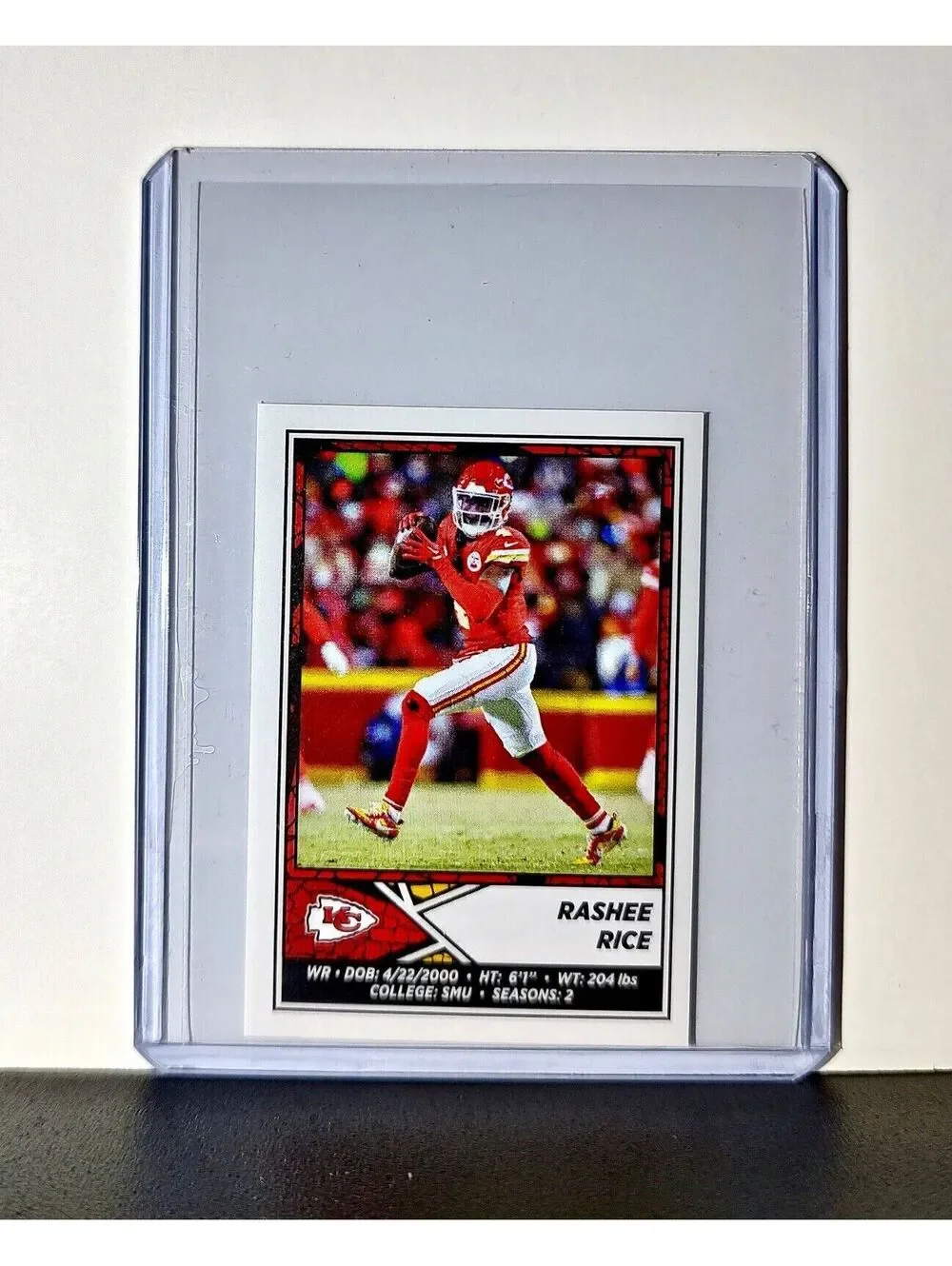 Rashee Rice 2024 Panini NFL Sticker #254 Kansas City Chiefs